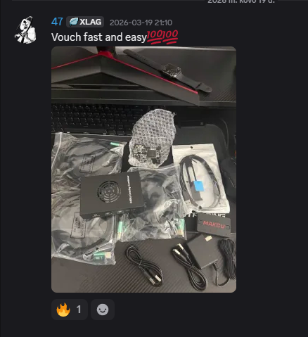 Discord vouch from XLAG — 2026-03-19